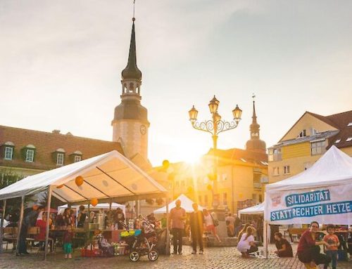 Spremberg macht Platz für Solidarität und Vielfalt am 1. Juli von 14.00 – 19.00 Uhr auf dem Marktplatz.