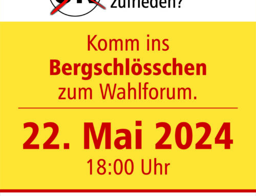Jugendbeirat und Seniorenbeirat Spremberg laden zum Wahlforum zur Kommunalwahl 2024 ein